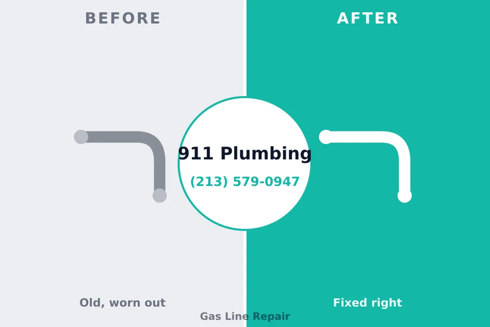Before and after: plumbing repair Haubstadt, IN